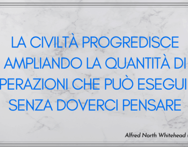 Operazioni da eseguire senza pensarci