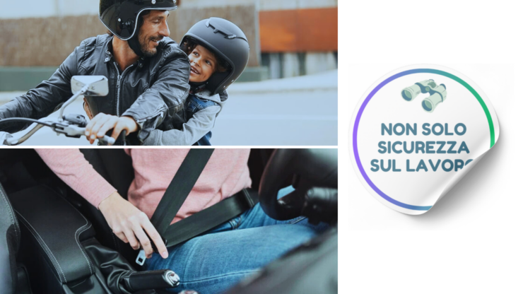 Casco e cintura di sicurezza anche se NON obbligatori