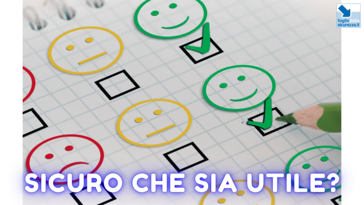 Questionario di gradimento sempre utile