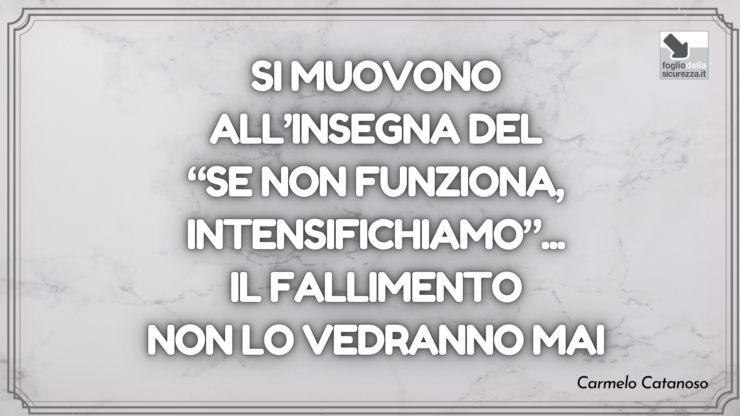 Se non funziona, intensifichiamo