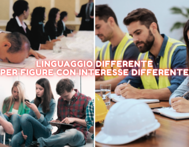 Stesso linguaggio per figure differenti