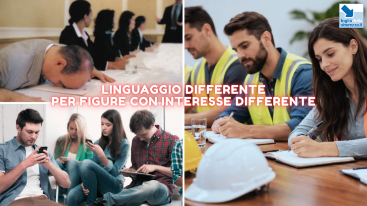 Stesso linguaggio per figure differenti