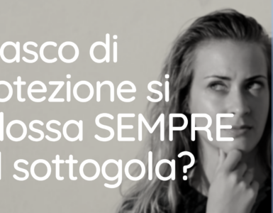 Casco di protezione col sottogola