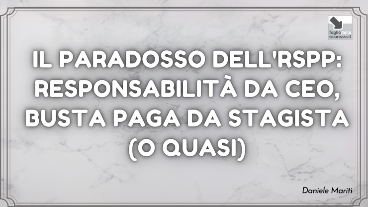 Il paradosso del RSPP