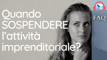 Sospendere l'attività imprenditoriale